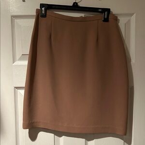 Tan lined skirt